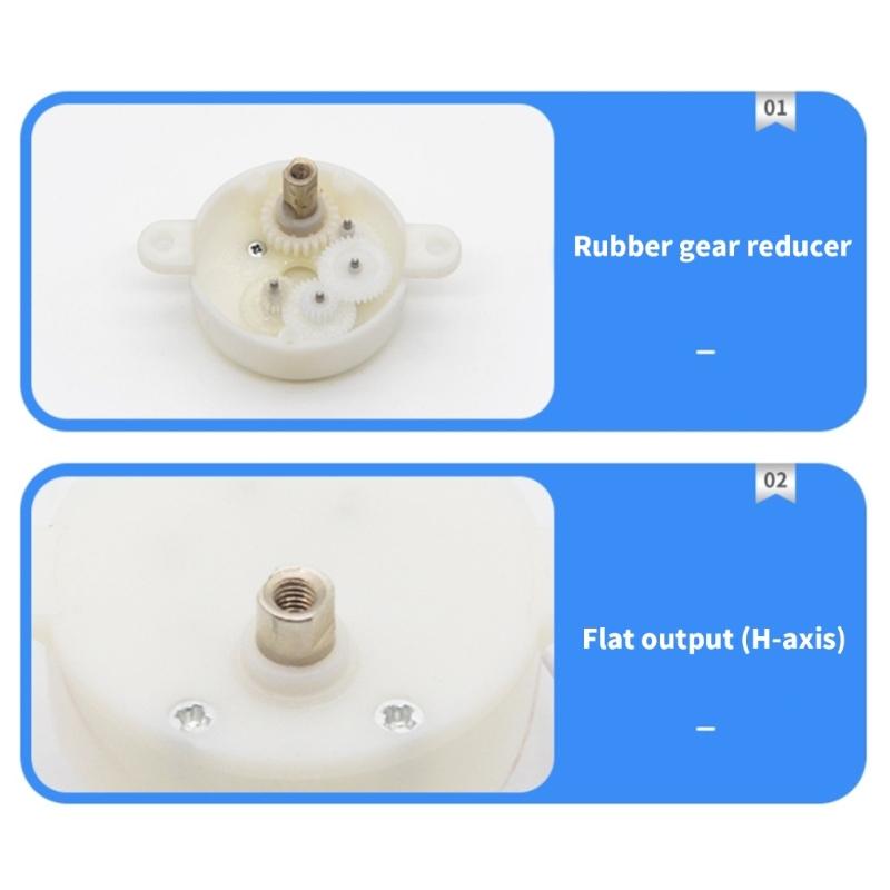 Upgrades Gear Motor Slow Speed Mini Turbos Worm Gear Box  Low Noise  Gear Motor Simple To Operate for Precisions Device 
