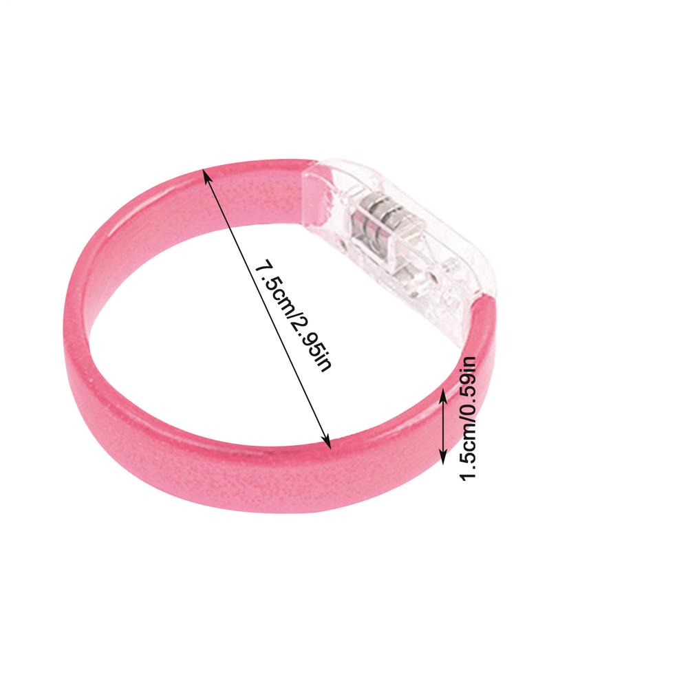 Led Luminous Bracelet Concert Party Bar Glow In The Dark Armband Sports Wrist Strap Kids Adults Party Supplies