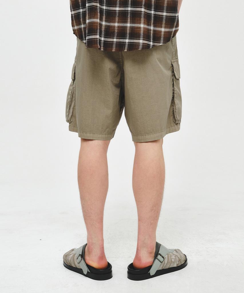 INTEMPOMOOD Tactical Banding Cargo Shorts_Beige