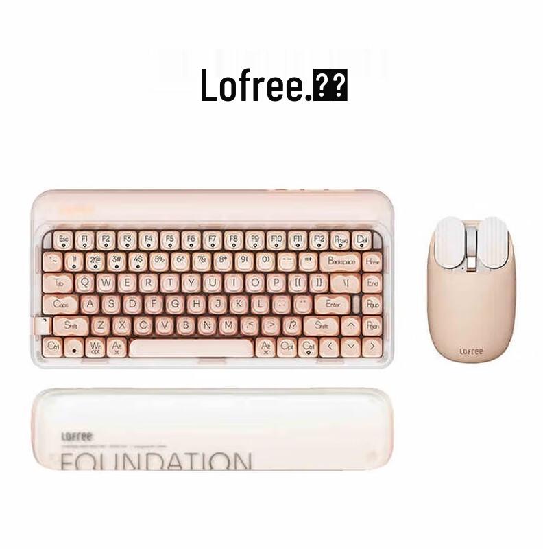 LOFREE 84-Key Wireless Mechanical Keyboard & Mouse Combo