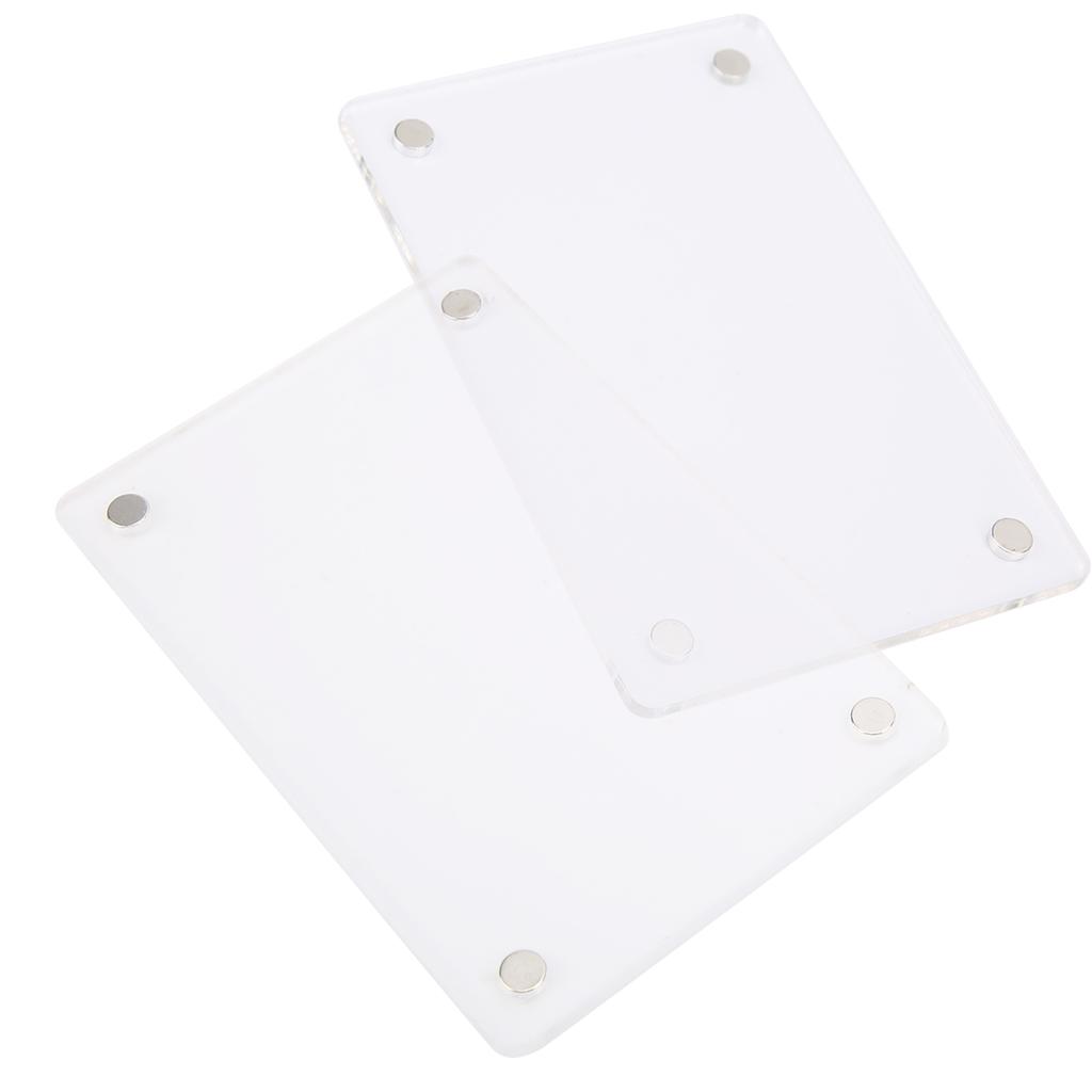 3in Magnetic Acrylic Transparent Photo Frame Refrigerator Sticker for Instax Mini