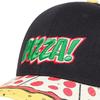 Unisex PIZZA Letter Embroidery Baseball Caps Outdoor Adjustable Spring and Autumn Casual Sunscreen Hat