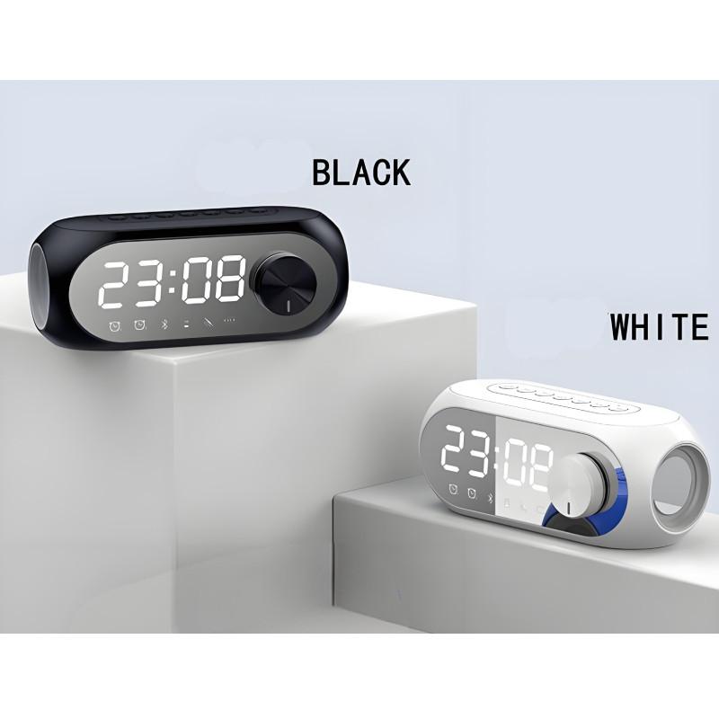 Bluetooth Rgb Bass Portable Clock Speaker With Fm Radio For Home Outdoor Fitness