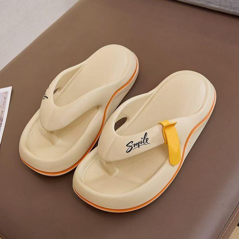 Fashion With Promotion Hot Home Slippers For Women Flip Flop Slipper Flat Cute Summer New 2024 Casual Face Indoor House Sandals Ladies