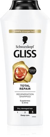 

Schwarzkopf Gliss Total Repair Intense Regeneration Shampoo TU прозрачный