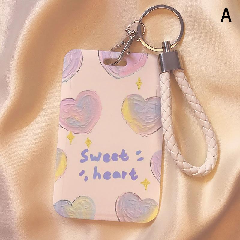 Suport pentru carduri de dragoste, suport pentru carduri foto, breloc, protectori pentru carduri de student, acoperire albastră pentru carduri bancare de identitate, geantă de papetărie școlară pentru carduri foto