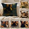 Film TTitanic Cushion Cover Pillowcase Antidustmite Invisible Zipper Short Plush Sofa Cushion