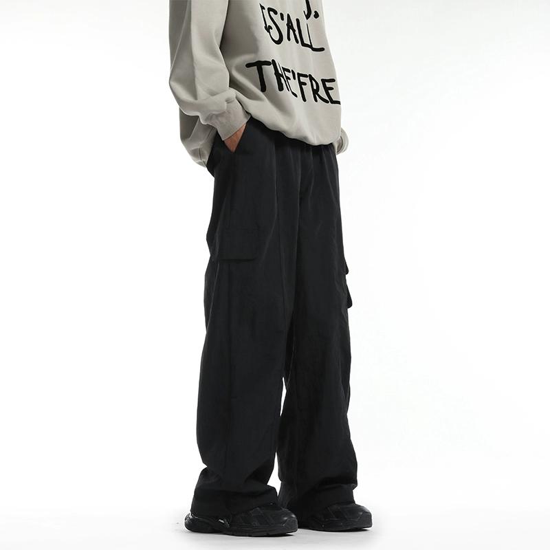 2024 Spring Men Streetwear Hip Hop Joggers Cargo Pants Men Multi-Pocket Elastic Waist Harem Trousers Male Harajuku Casual Woman Pants