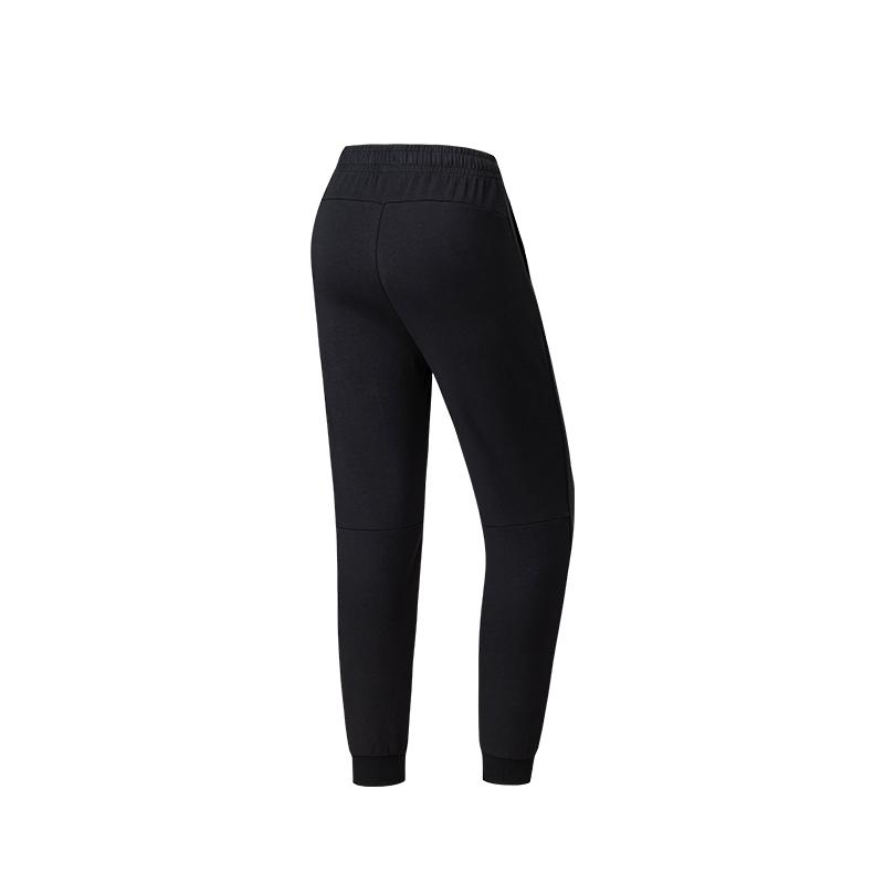 Anta Training Series Solid Color Breathable Casual Simple Cuffed Mid-Waist Knitted Sports Pants Women pants 162537304-2