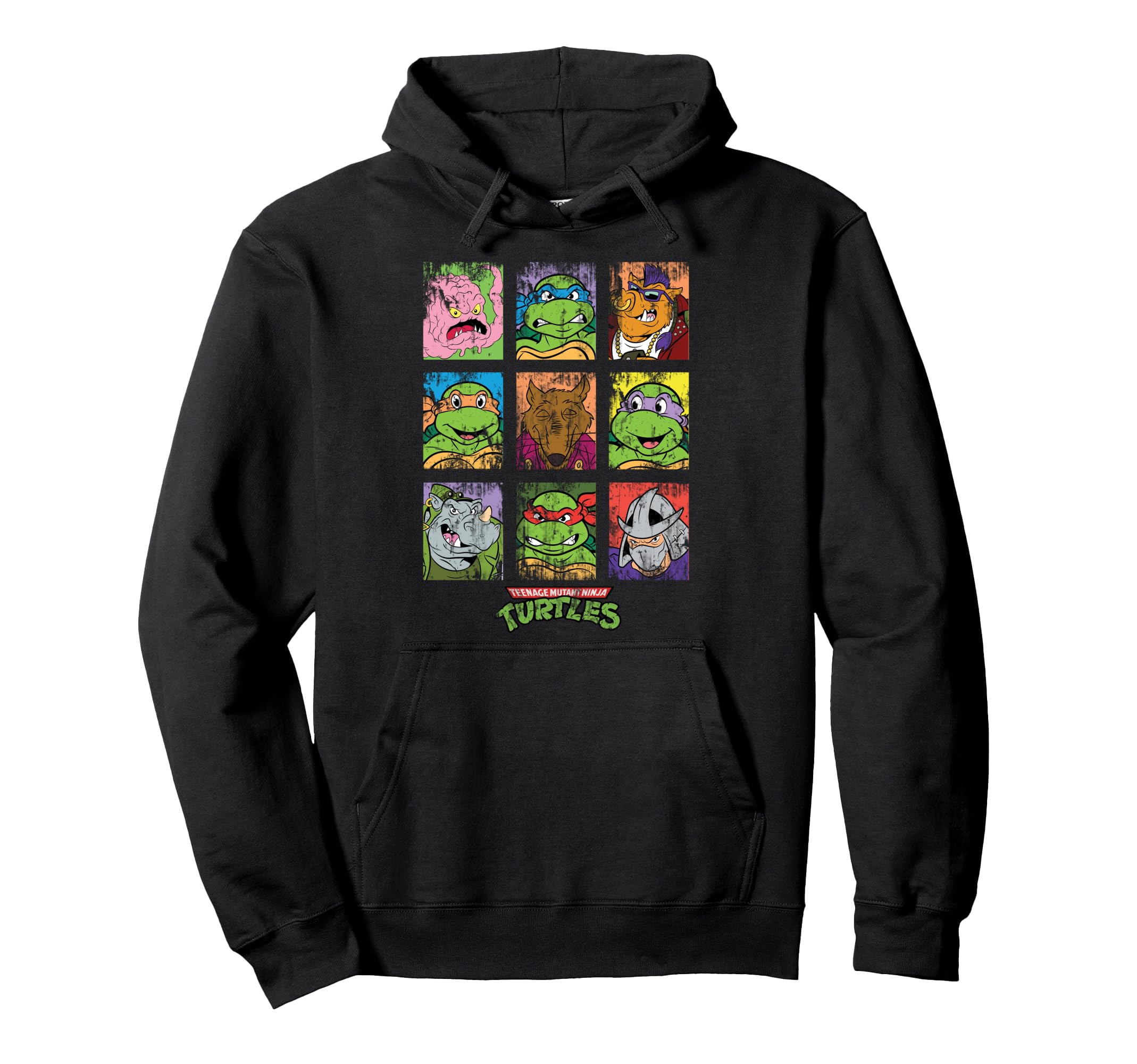 

Teenage Mutant Ninja Turtles Group Grid Distressed Hoodie