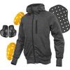 Motorcycle Protective KV Parka 1290 Protector CE Standard Level 2 Gray L [KOMINE] JK-604 Fall/Winter/Spring 07-604 Men's