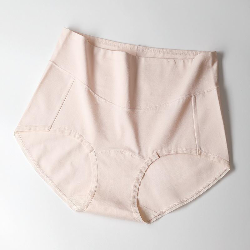 Women's Spring and Autumn Cotton High Waist Hip and Abdomen Antibacterial Extended Underwear