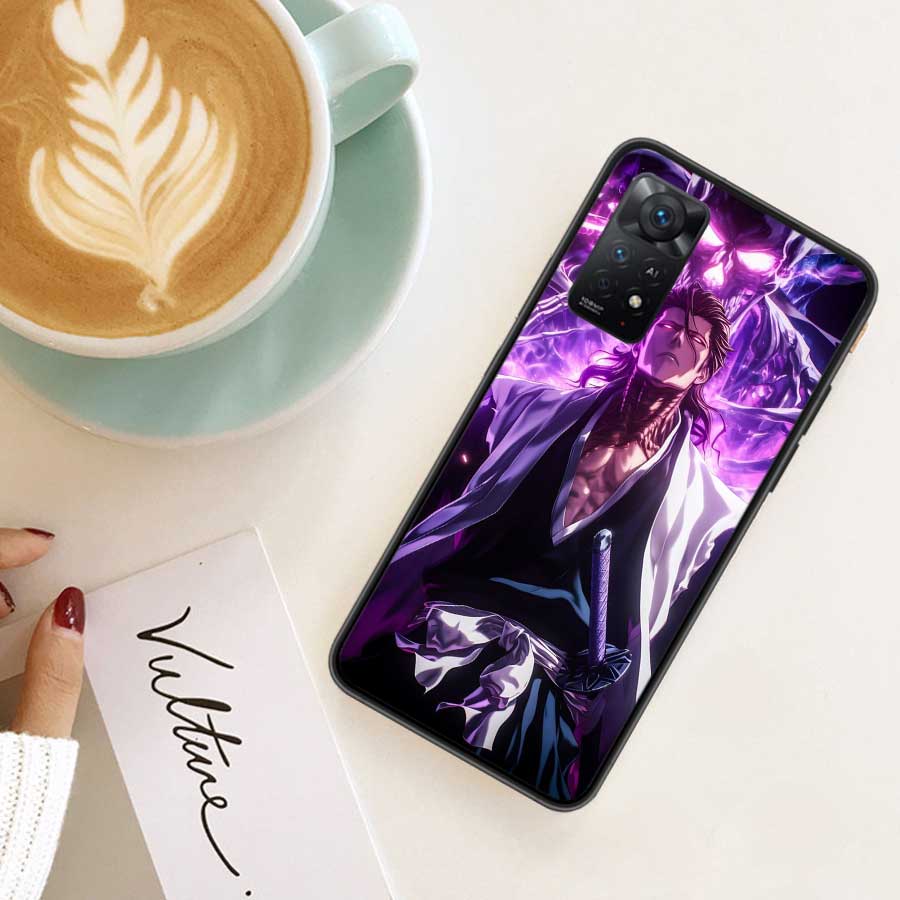 Bleach Aizen Sousuke Phone Case For Xiaomi Redmi Note 12 Plus 12S 11 11T Pro 5G 11E 11S 4G 10 10S 9 9S 9T 8 8T 7 Cover Shell Coq