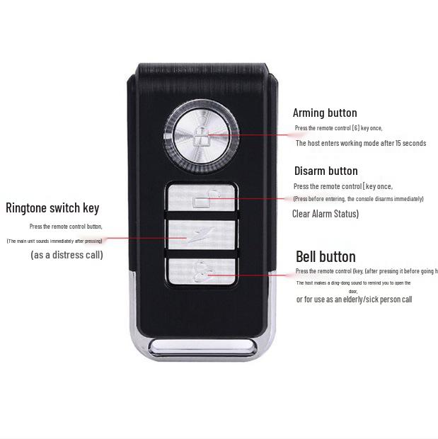 Wireless Bicycle Anti-Theft Alarm with Extra Loud Volume
