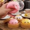 Slow Rebound Steamed Bun Squishy Toy Sensory Toy Steamed Bun Squeeze Toy  Classroom Prizes