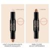 Color Makeup Double Head Concealer Stick Three-dimensional Trim Brightening Face Highlight Concealer Pen Color Trim Stick