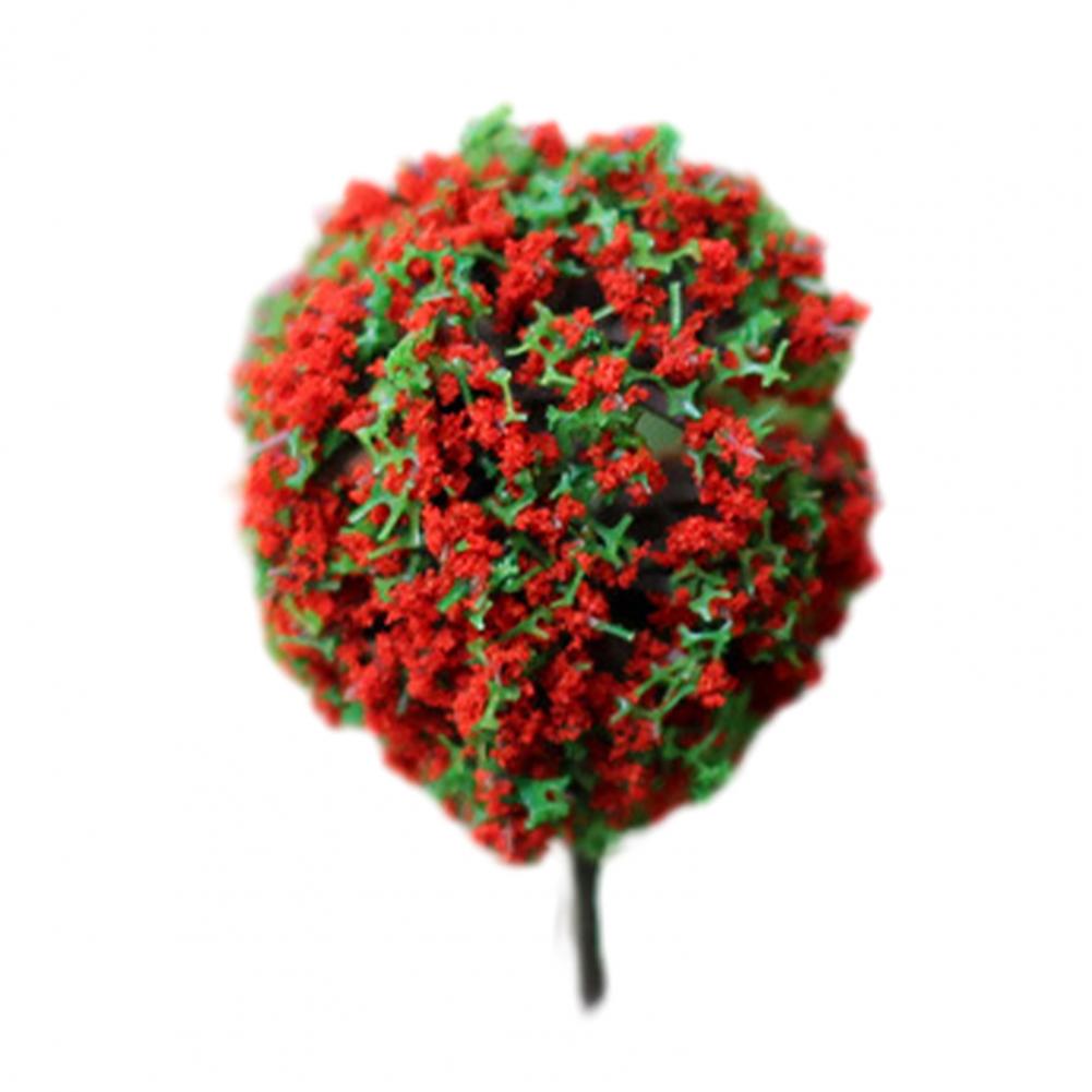 Moss Garden Embellishments Model Trees Diy Micro Landscape Ornaments Decorative Miniature Blossom Trees Artificial for Crafts