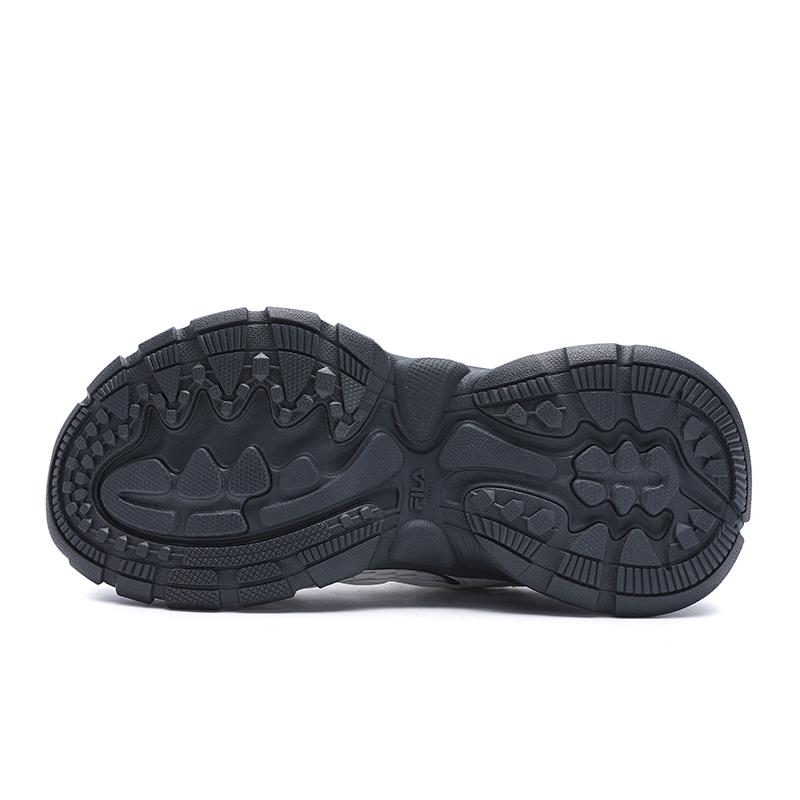 New FILA TRUFFLE 2.0 Mushroom Shoes Breathable And Lightweight Low Top Casual Shoes Women's White Black Gray F12W531103FBD