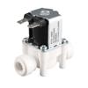 Plastic Electric Solenoid Valve 3 8in Quick Connector Normally Closed Solenoids ValvesAC220V