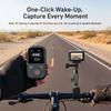 60M Bluetooth Remote Control For DJI OSMO Action 6 / 5Pro / Action 4/OSMO 360 Camera Accessories With Wrist Strap Screen Display