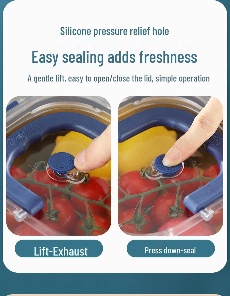 Pojemny, hermetyczny lunchbox ze stali nierdzewnej z pokrywką - Przenośny pojemnik do przechowywania żywności