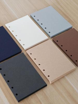 M5 losbladig notitieboek planner navulling: Blanco, Gekleurde, Vooraf Geperforeerde Vintage Pagina's