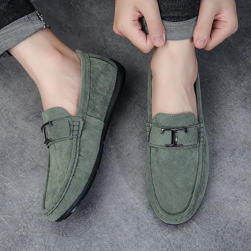 Men's shoes Doudou shoes summer new fashion trend one pedal lazy shoes casual Doudou shoes