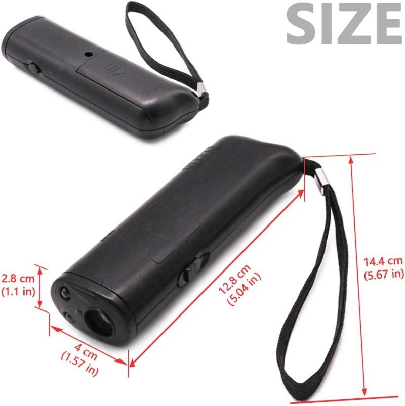 Double Ultrasonic Pet Dog Repeller Anti Barking Stop Bark Training Device High Power Dog Training Repellents Without Battery Pet