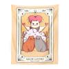 Cute Cat Tarot Card Tapestry Lady's Room Tapestry Kawaii Accessories Room Wall Cloth Tapestry