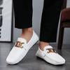 Fashion Mens Women Designer Driving Genuine Leather Man Luxury Loafers Moccasin Boat for Men Casual Dress Wedding Shoes Footwear