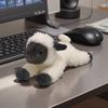 Mini Pet Little Sheep Plush Toys Stuffed Cartoon Baby Sheep Doll Cute Exquisite Standing&Lying Lifelike Animal Desktop Decor