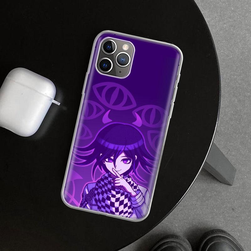 Danganronpa Kokichi Ouma Phone Case Cover for iPhone 11 12 13 Mini 14 15 Plus 16 Pro Max 17 Air 7 8 + SE Art Customized Fundas 1