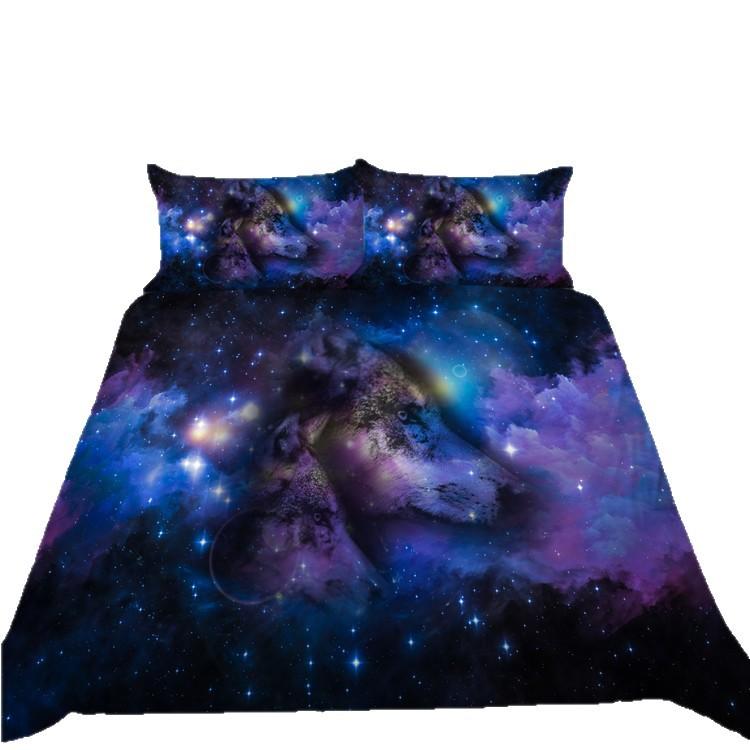 Shopify Can Star Animal Digital Printing Polyester Bedding Two Three Piece Set