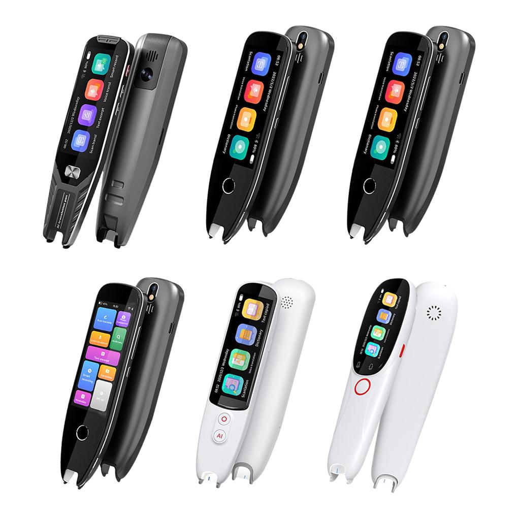 ABS Translation Pen Digital Battery Powered Screen Solid Color English Learning Translator Scanner Reader
