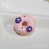 Cartoon Donut Trendy Handpainted Resin Material Summer 2021 Collection