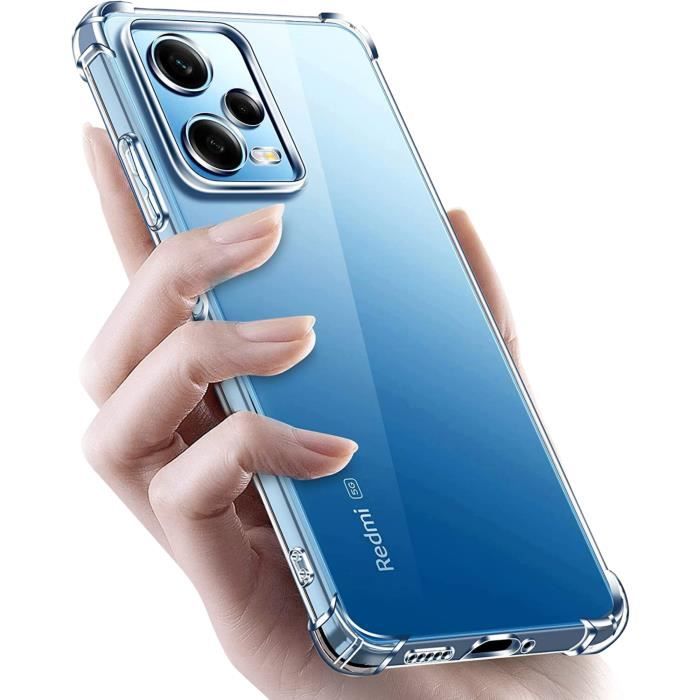 Case for Xiaomi Redmi Note 12 5G - Phonillico® - Shockproof - Flexible TPU - Transparent - Reinforced Protection