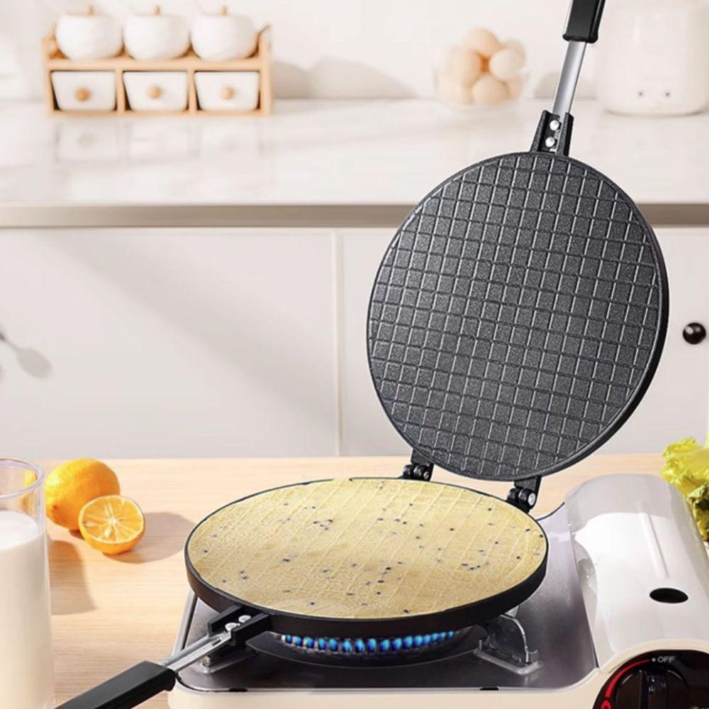 Honeycomb/Lattice Pattern Egg Roll Maker Aluminium Zinc Zinc Alloy Ice Cream Cone Pan  Crispy Eggs Omelet