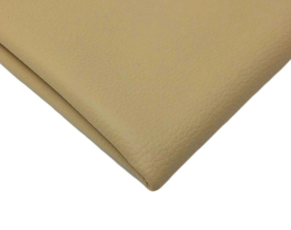 

KMS synthetic leather fabric width 135cm handmade DIY production beige (1m, color)