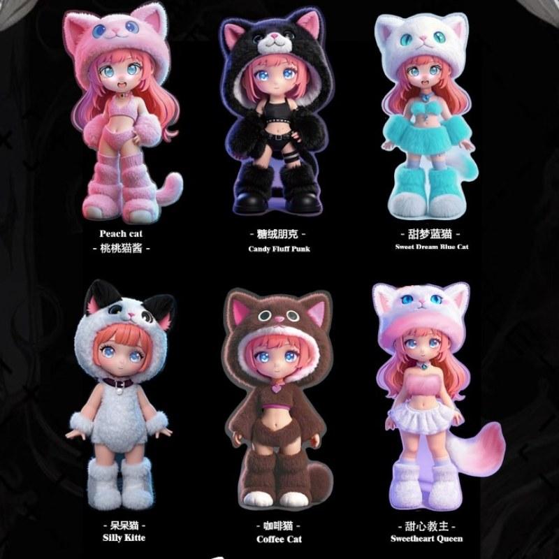 19cm Niedliche Anime-Puppe Komplettset mit Kleidung OB11 GSC DIY Verkleidungsspielzeug