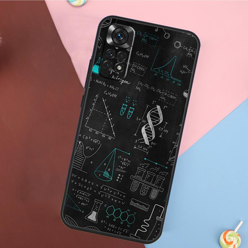 Biology and Chemistry Cover For Xiaomi Redmi Note 14 13 Pro 12 11 9 10 9S 10S 11S 12S Redmi 14C 10C 12C 13C Case