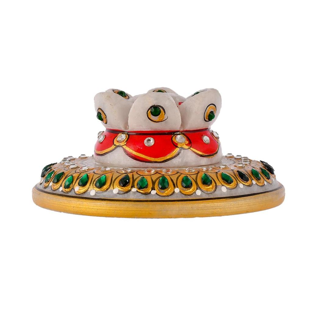 Handcrafted Marble Agarbatti Stand, Premium Incense Holder for Home, Temple & Office,Decorative Marble Incense Burner