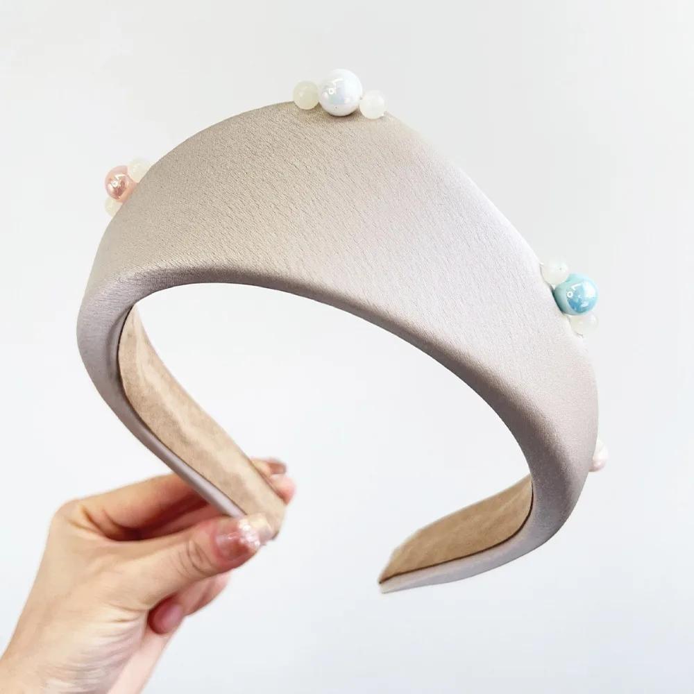 Retro Velvet Women Headband Smooth European and American Hairpin Headband Hair Hoop Lady Headwear
