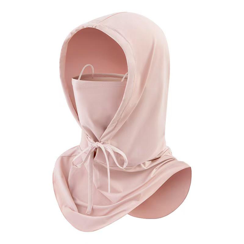 Unisex Summer UV Protection Mask Hat with Integrated Neck & Face Shield for Cycling