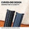 FOR IWC Watch Strap Knit Pattern Curved End Replacement Band for Portugieser Chronograph Portugieser 7 Portofino Pilot Watch