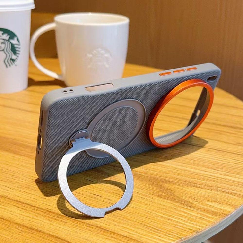 Diamantstruktur Partikel Magnetische Hülle Für Vivo X200 Ultra X200s X300 X100s Pro Mini 360° Matt Ring Ständer Stoßfeste Abdeckung