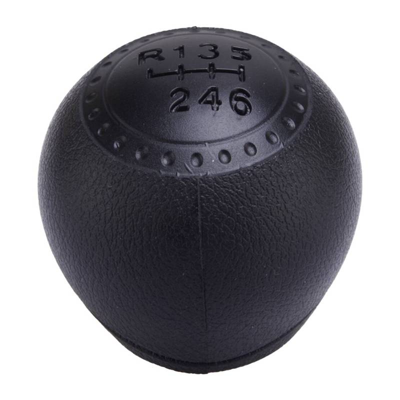 6 Speed Manual Gear Shift Knob Shifter Head Fit For Fiat Punto 188 1999-2012 Black Plastic