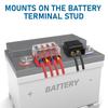 M10 100A 32V 4 Circuit Kit  ST Blade Fuse Block Battery Terminal Mount Busbar Boating Equipment For Car Yacht Truck