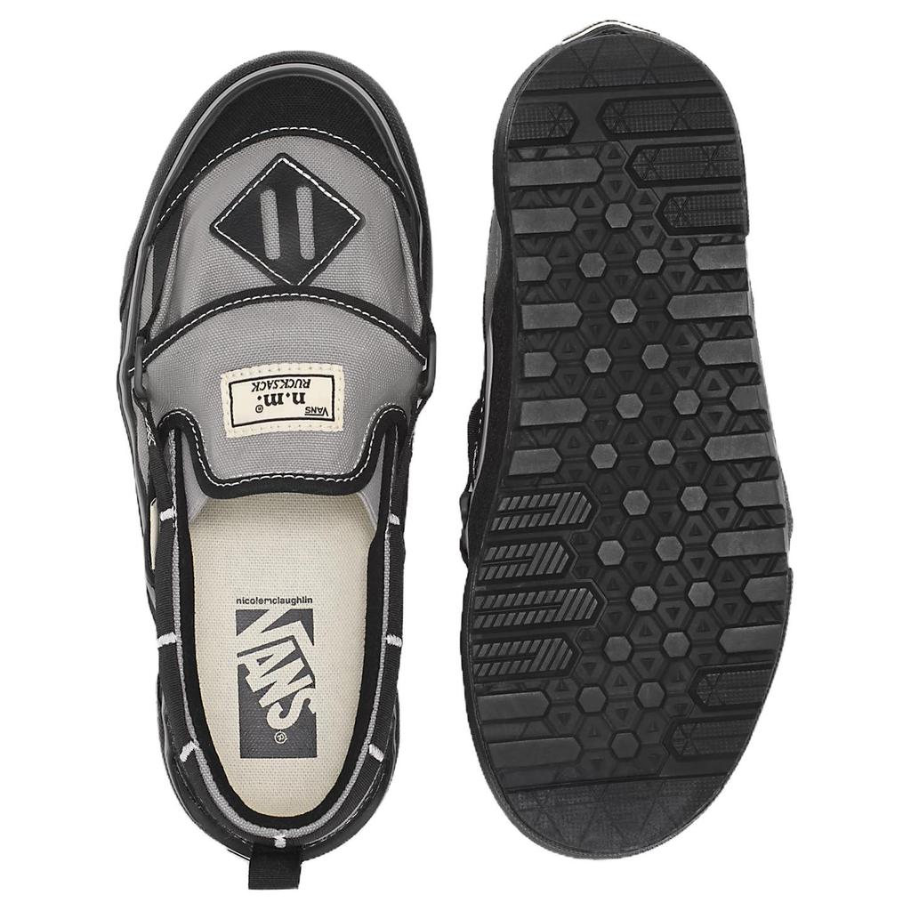 Vans Nicole McLaughlin X Rucksack Slip-On Grey Black Unisex Sneakers VN000S99N43