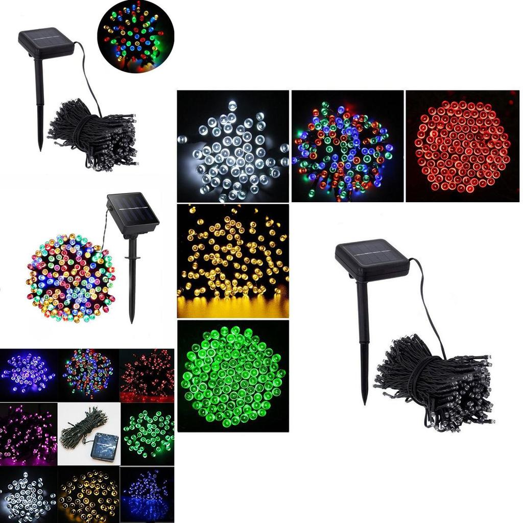 Radiant Solar Powered Led String Fairy Lights For Outdoor Christmas And Party Dcor