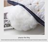 New Full Star Feather Velvet Pillow - Hotel Quality, Washable, Comfortable for Adults